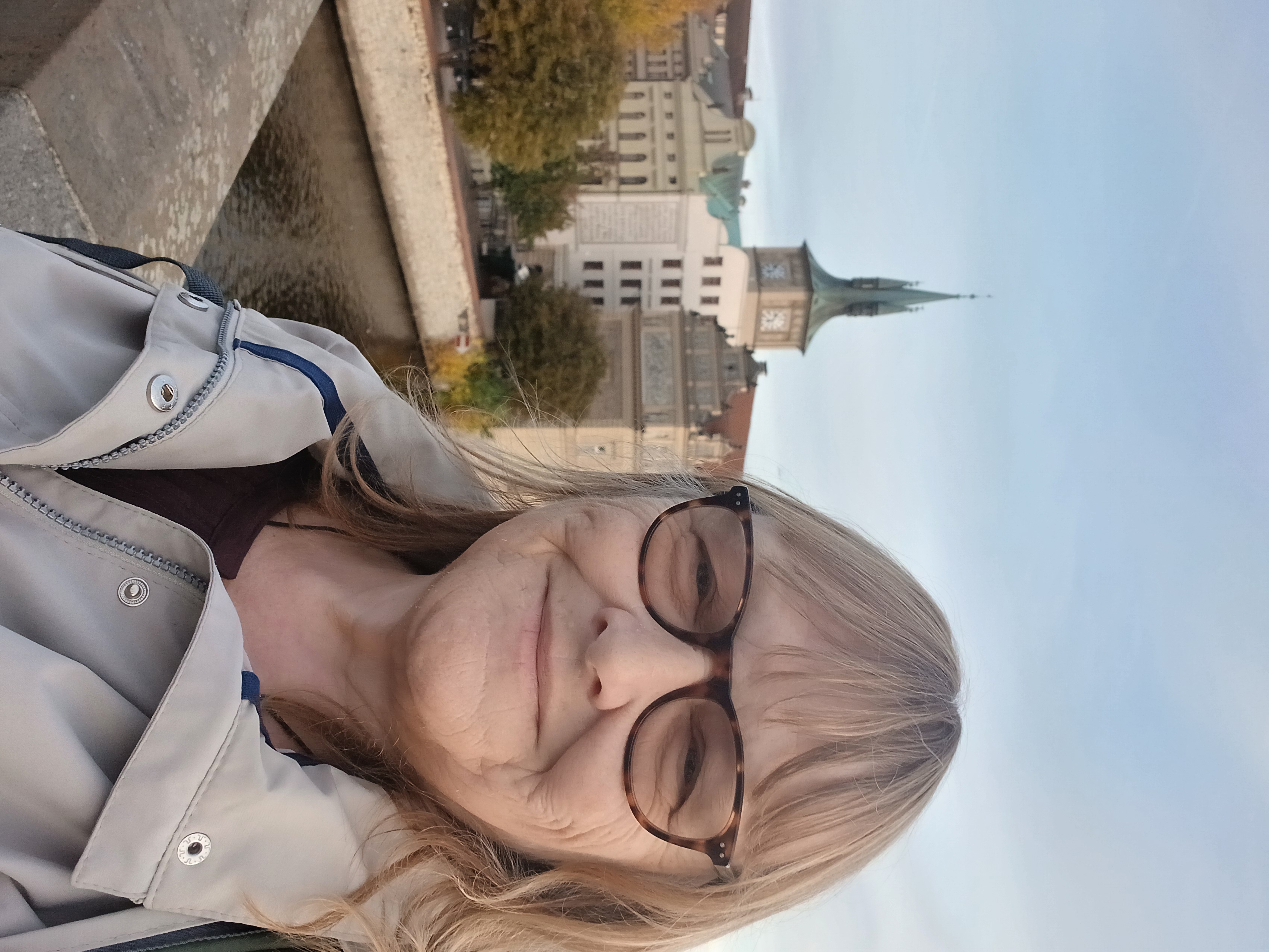 Andrea on Charles Bridge Andrea on Charles Bridge