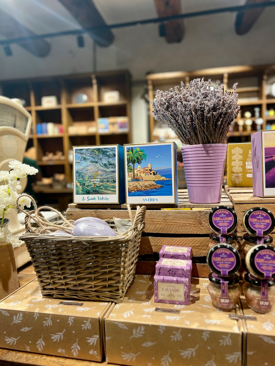Gift shop at a lavender garden