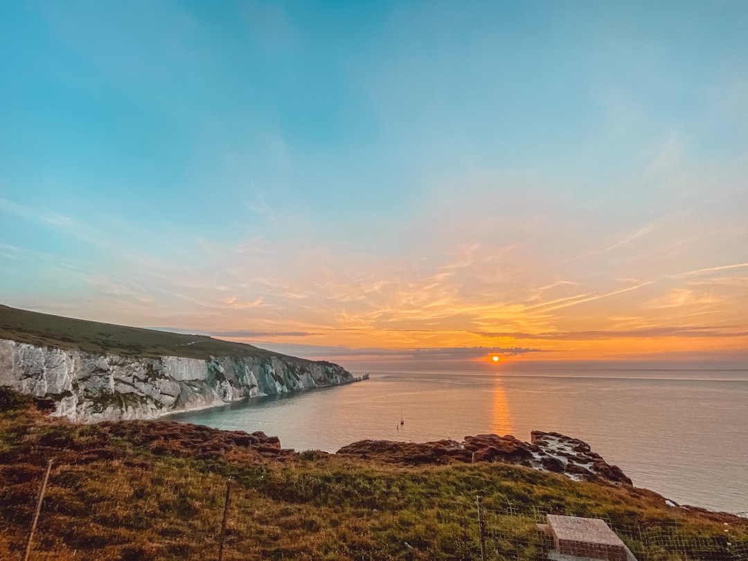 Sunset over the Isle of Wight Sunset over the Isle of Wight