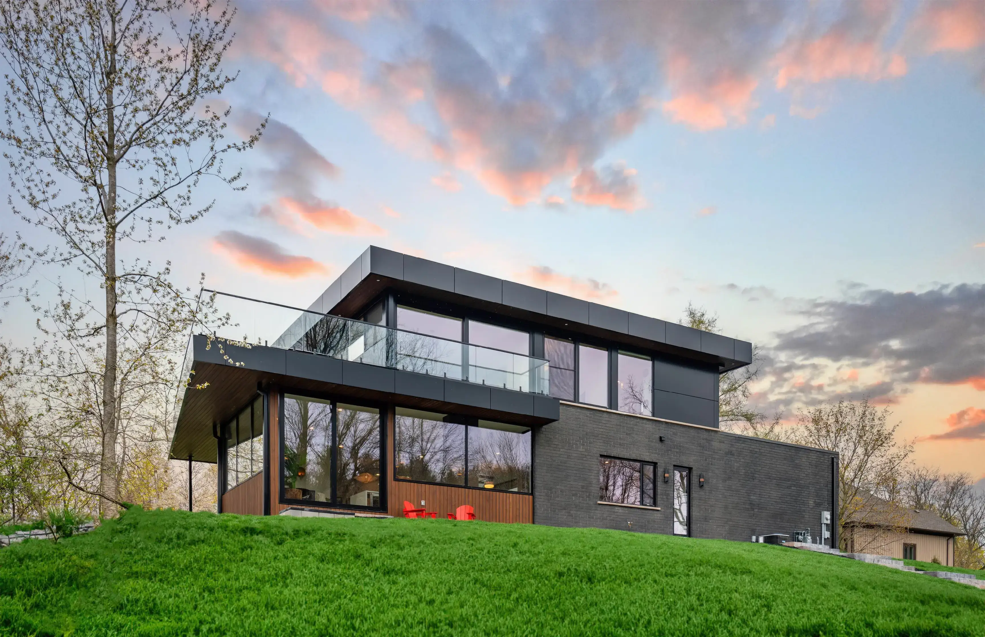 Custom home built by M Berman Homes