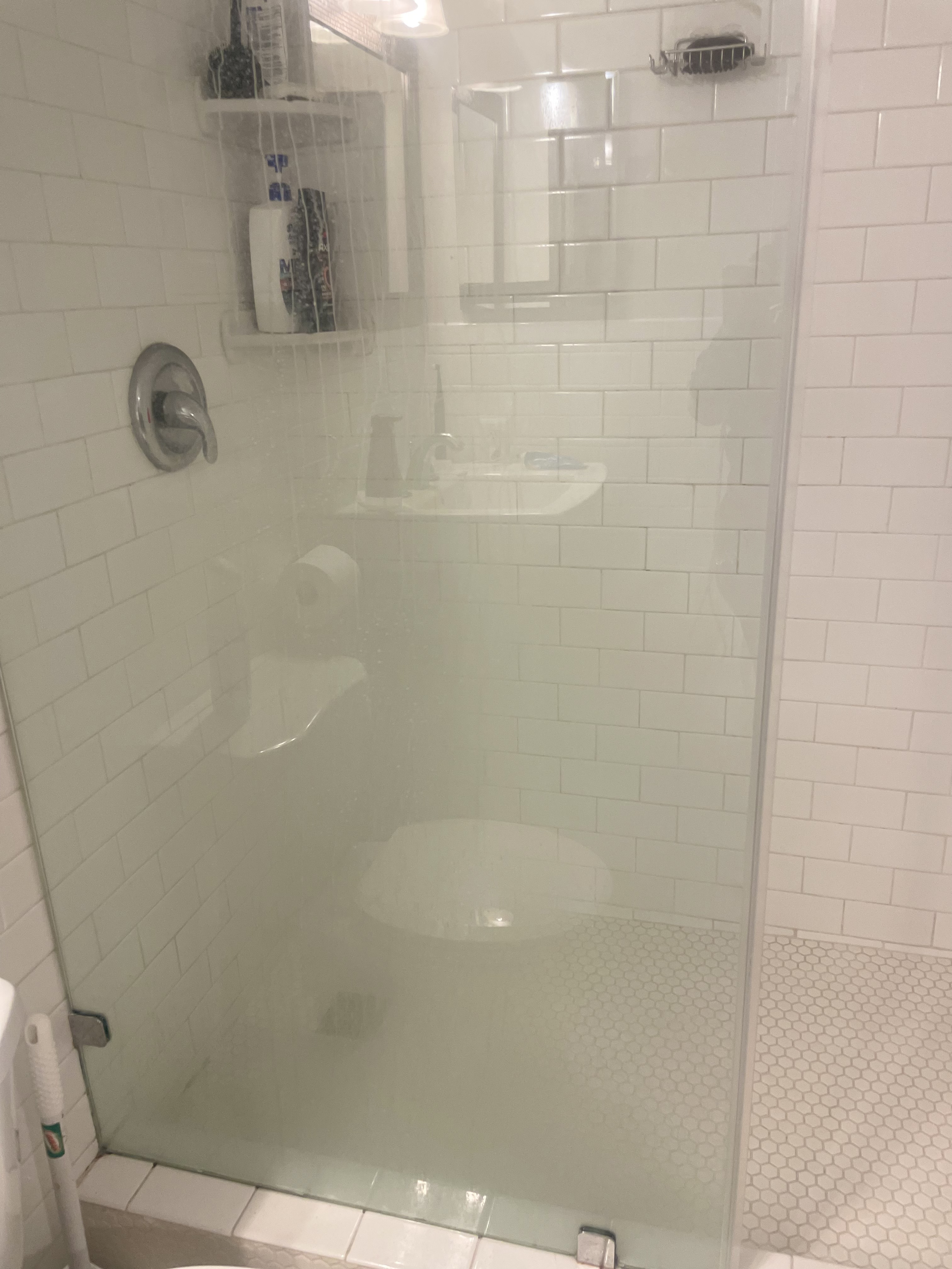 Bathroom before cleaning