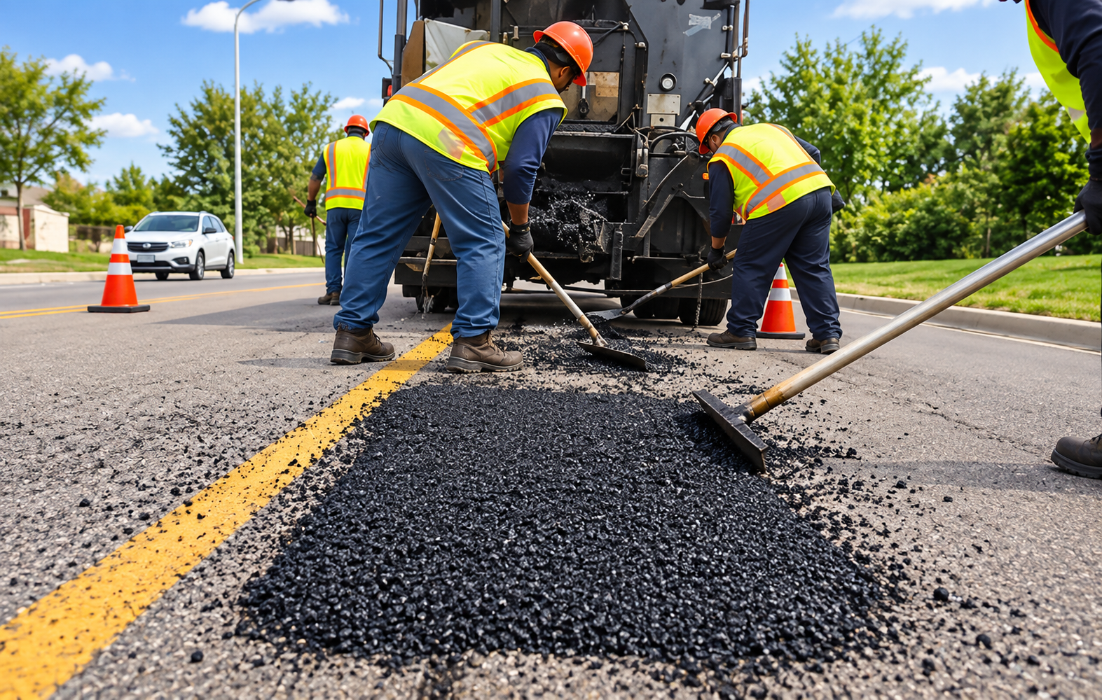 Asphalt Line Striping in Des Moines