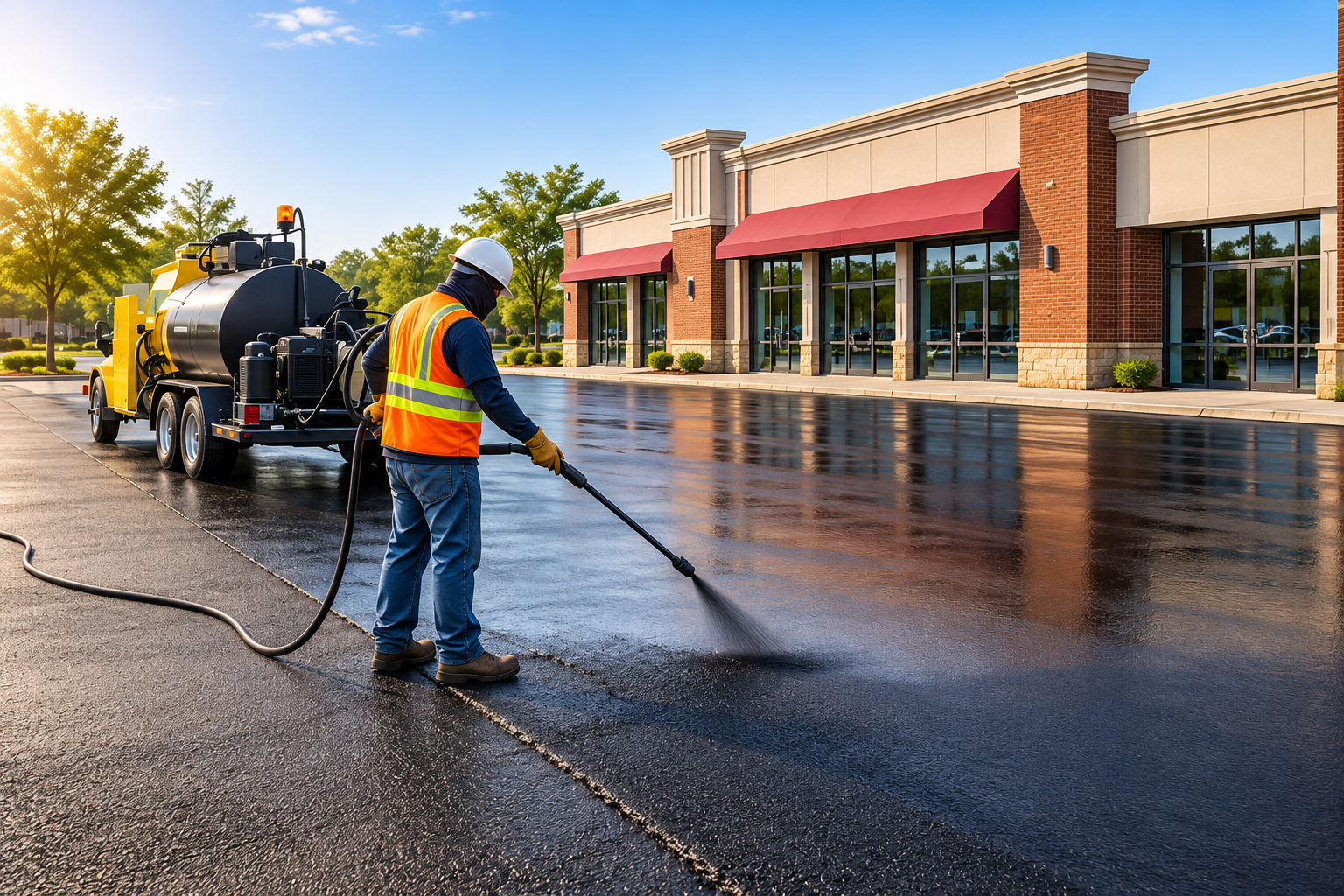 Asphalt Line Striping Des Moines