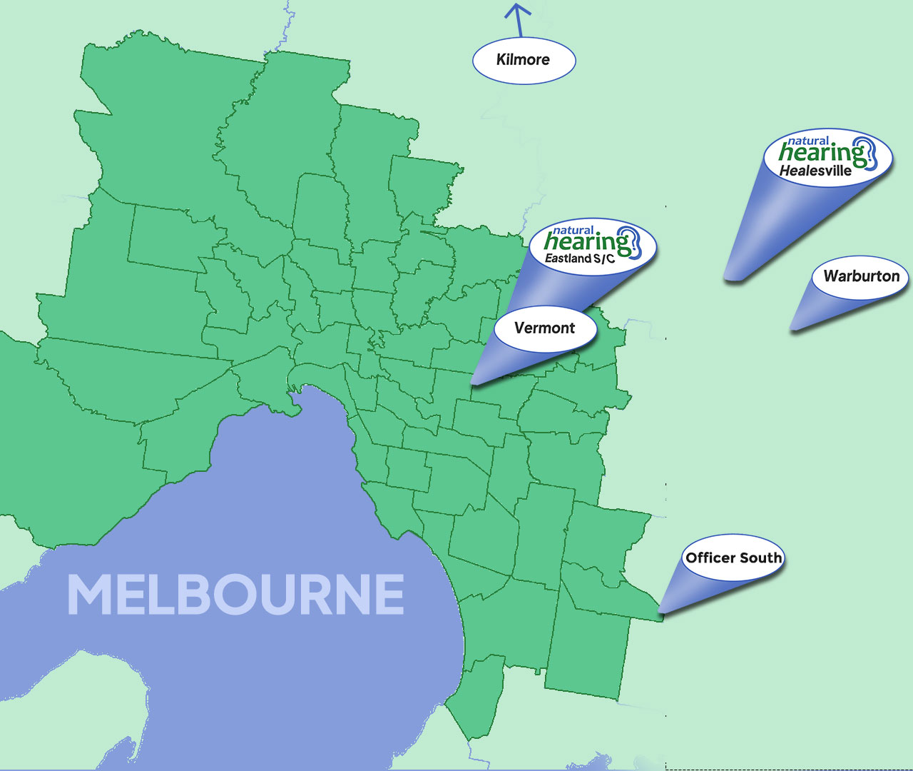 Natural Hearing locations