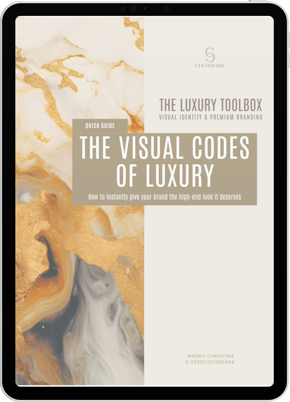 Toolbox template on iPad