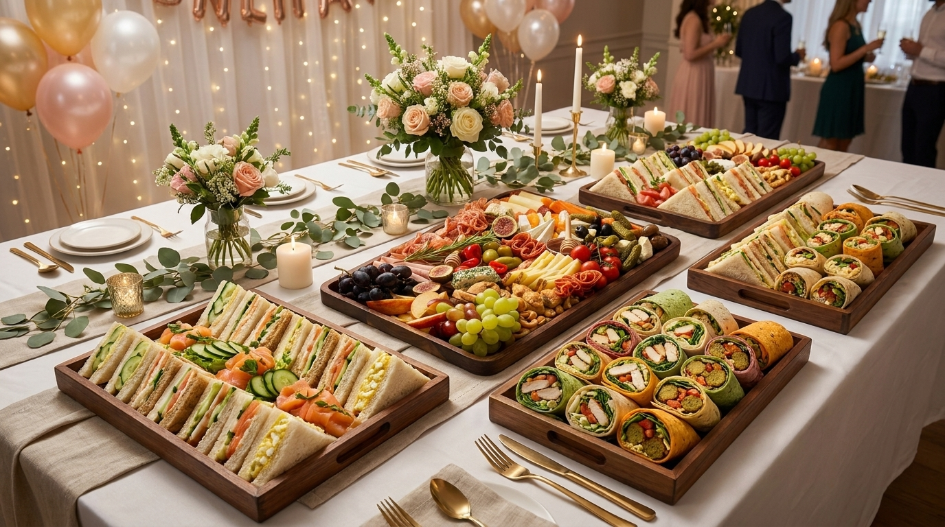 Buffet catering menu