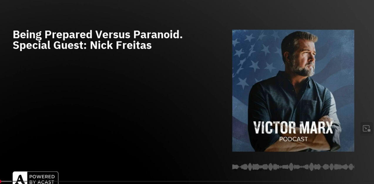Victor Marx Podcast with guest Nick Freitas