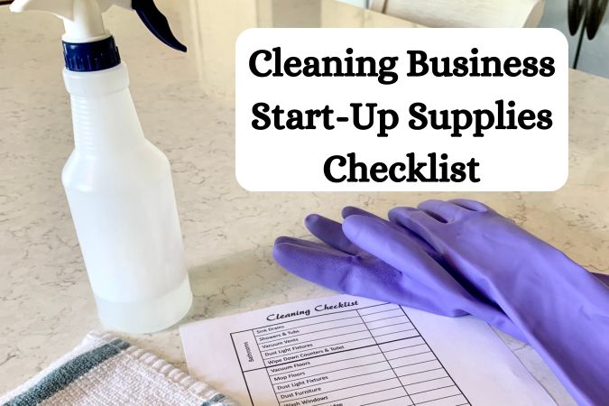 Cleaning Business Start-Up Supplies Checklist