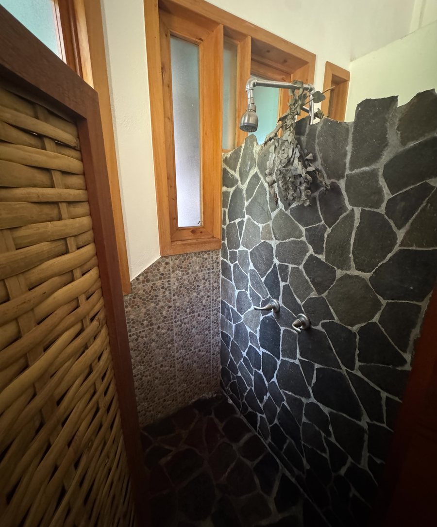 Stone shower
