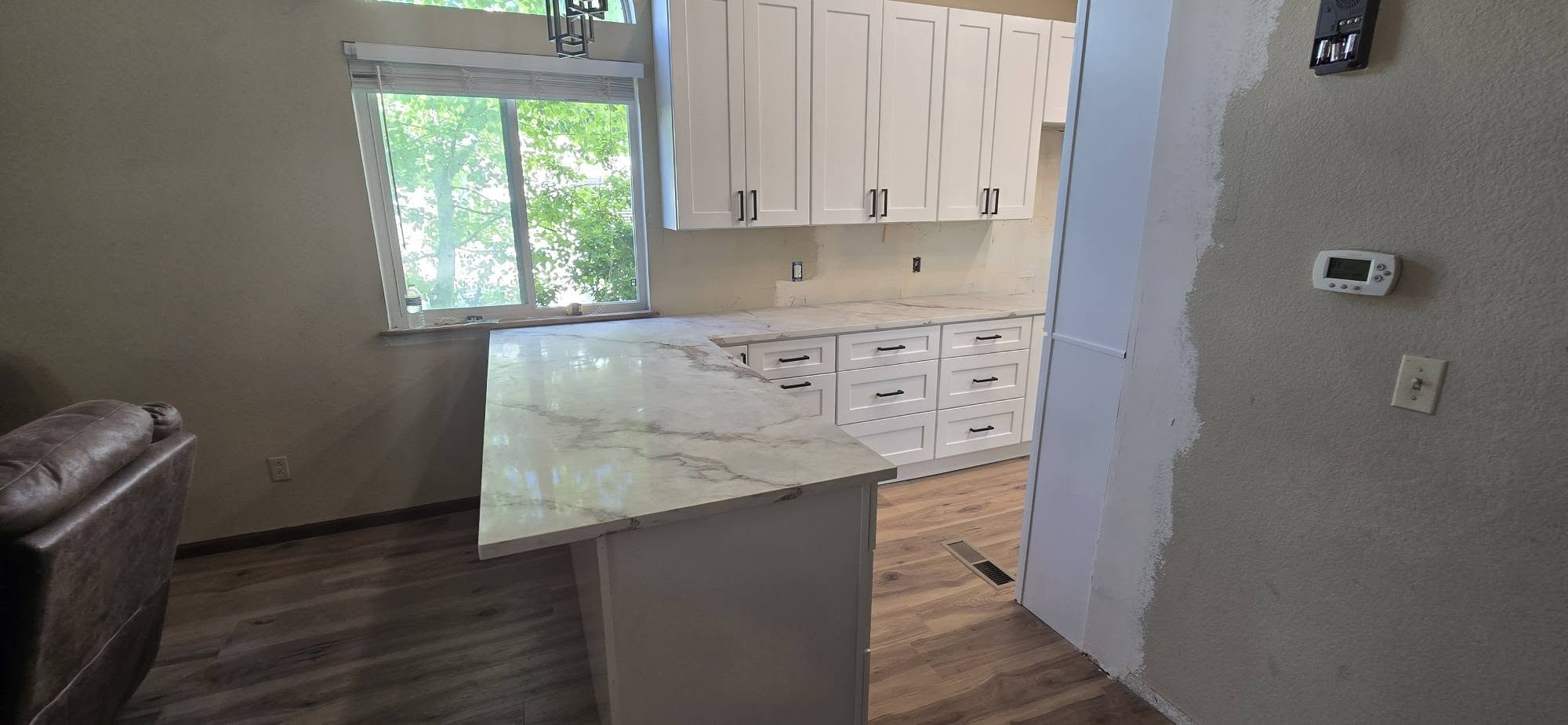 Stone countertop project Facebook
