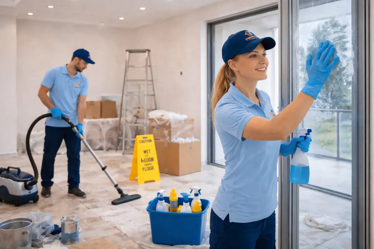 Post construction cleaning