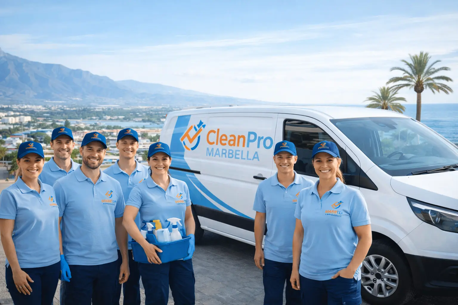 Cleaning team for apartments and villas in Marbella