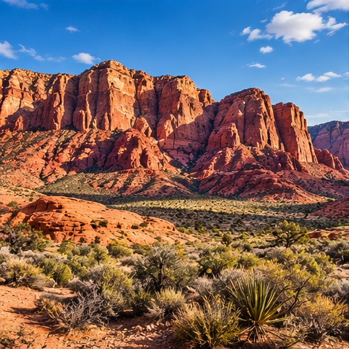 Rock formations at Red Rock Canyon