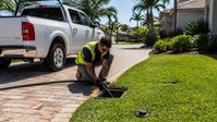 Irrigation under driveway