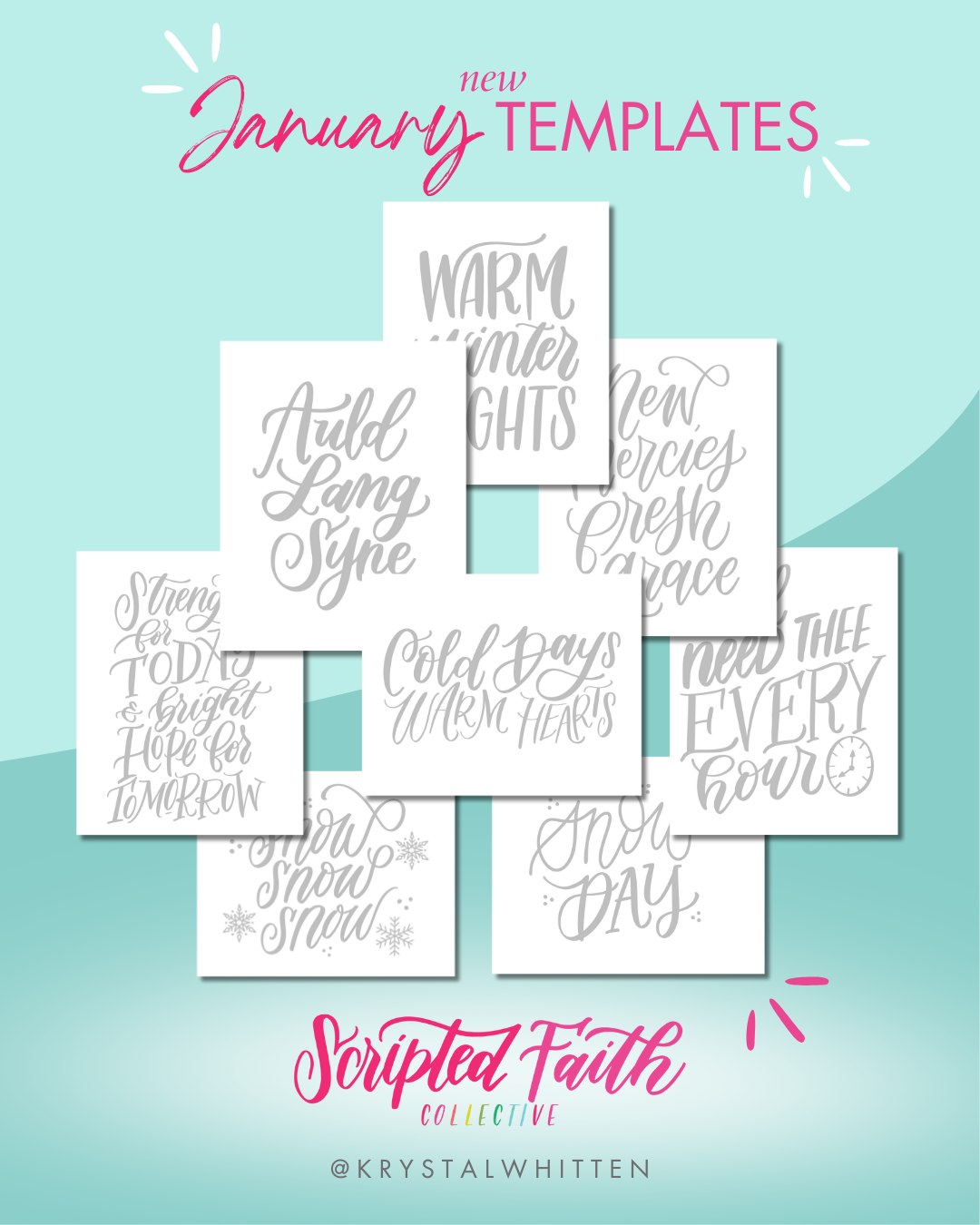 January templates