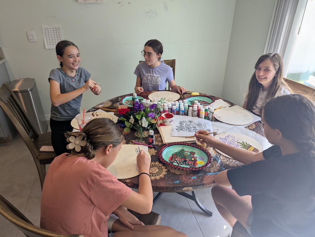Birthday painting party