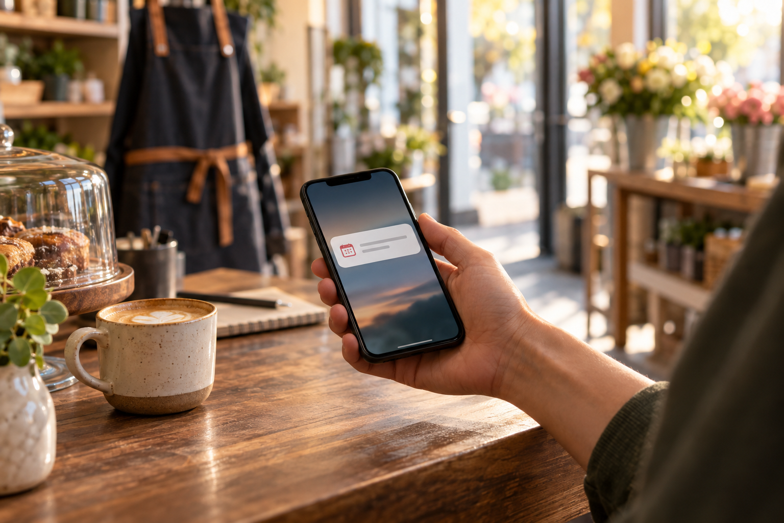 Creator selling to followers from a phone