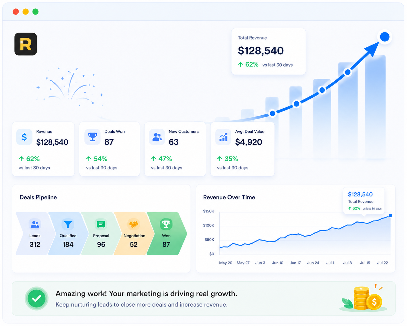 Close — deal and payment tools in Reachific
