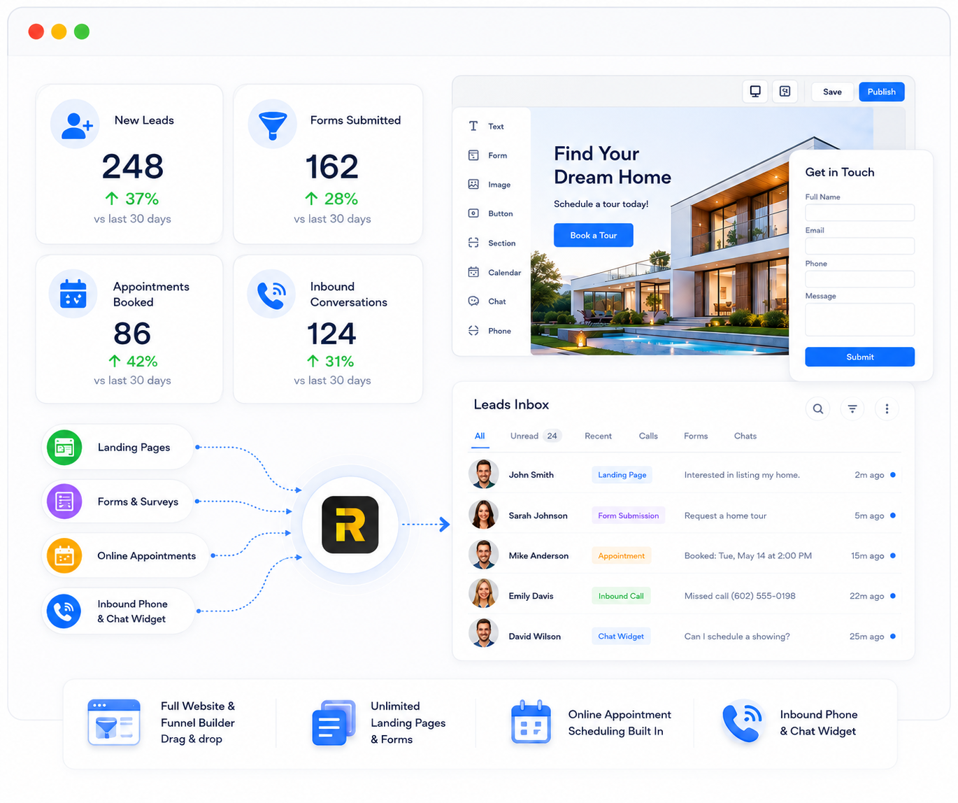 Capture — lead capture tools in Reachific