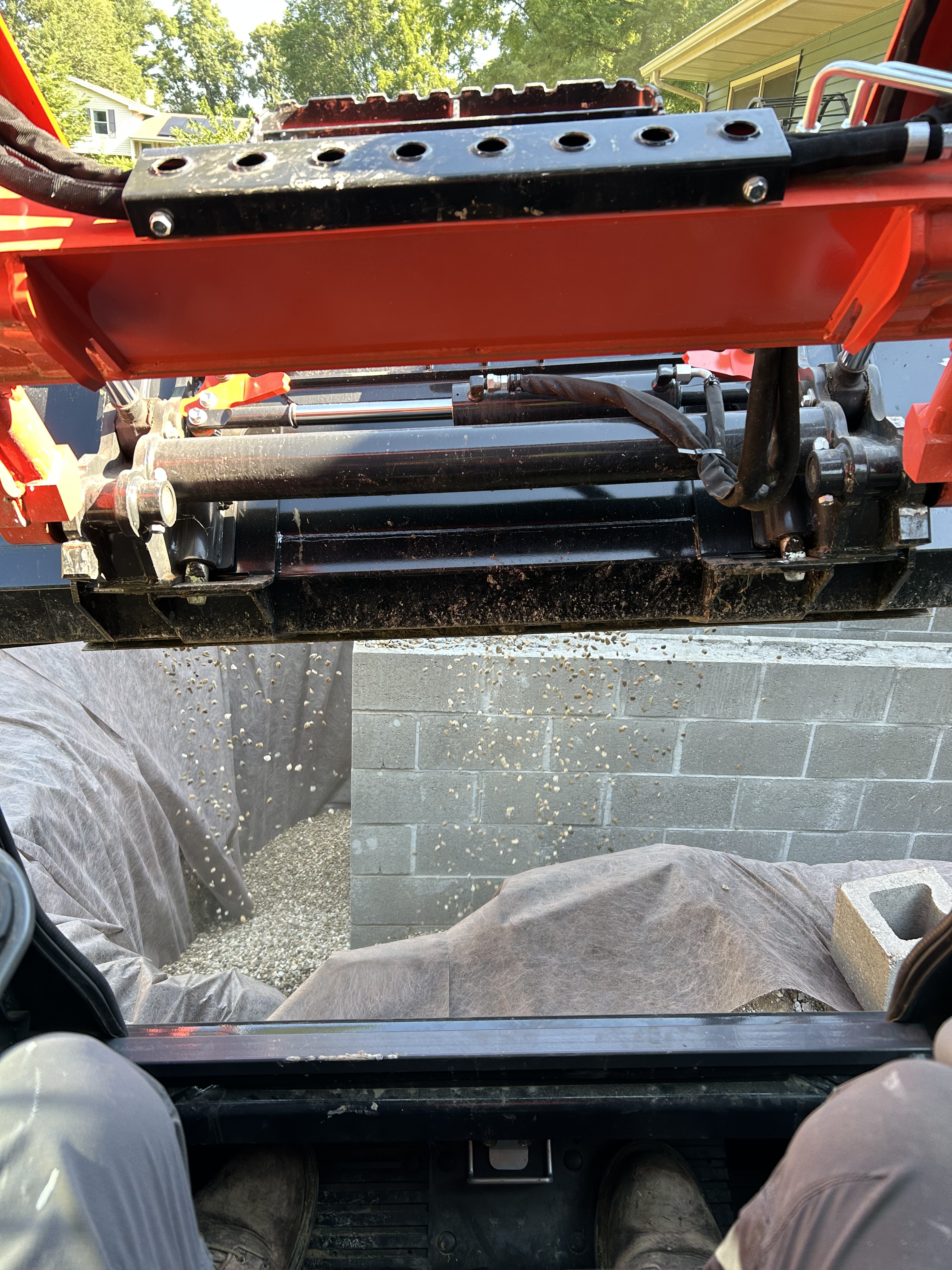 Cellar stairwell masonry (work in progress)