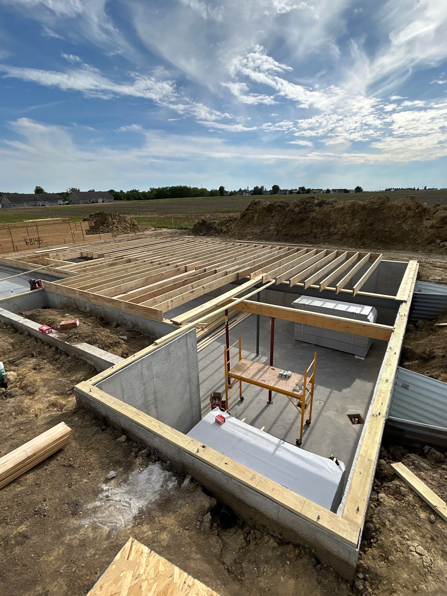Foundation and framing on a new home (work in progress)