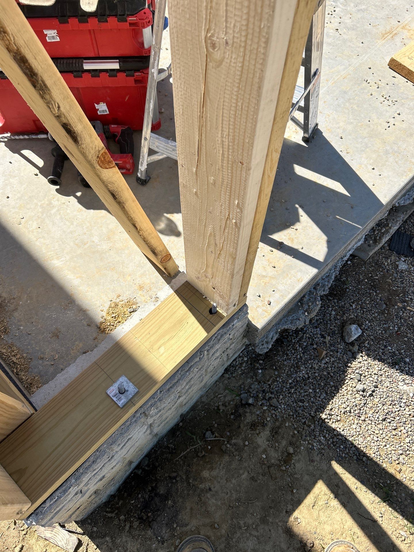 Wall stud and base detail (work in progress)