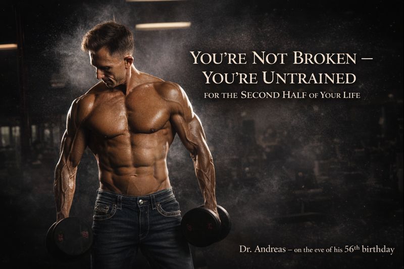 Dr. Andreas Boettcher after rebuilding from back surgery