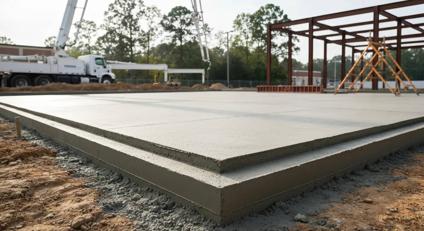 Concrete foundation