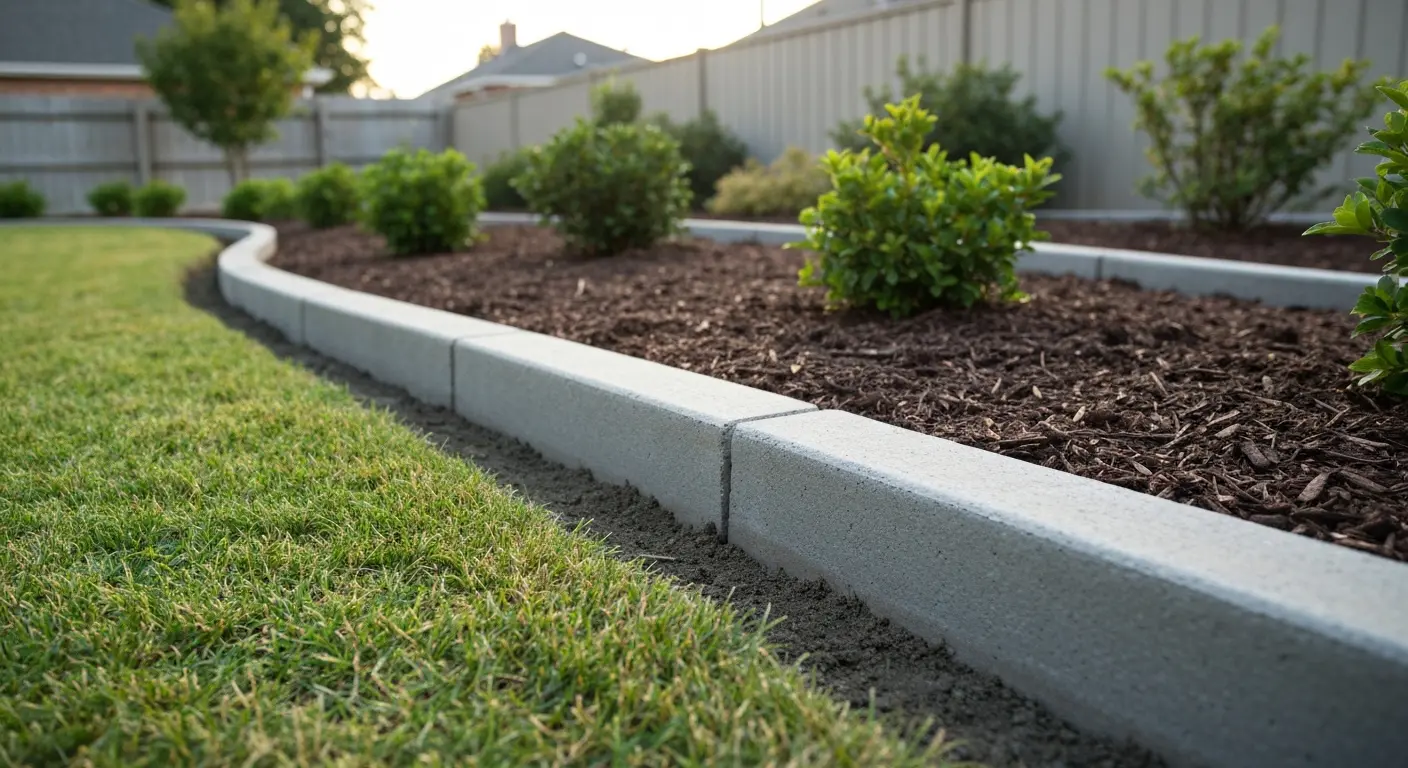 Landscape bed curbing