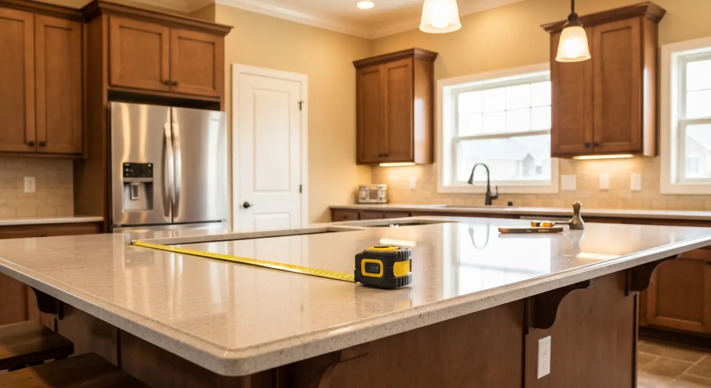 Kitchen island design and installation