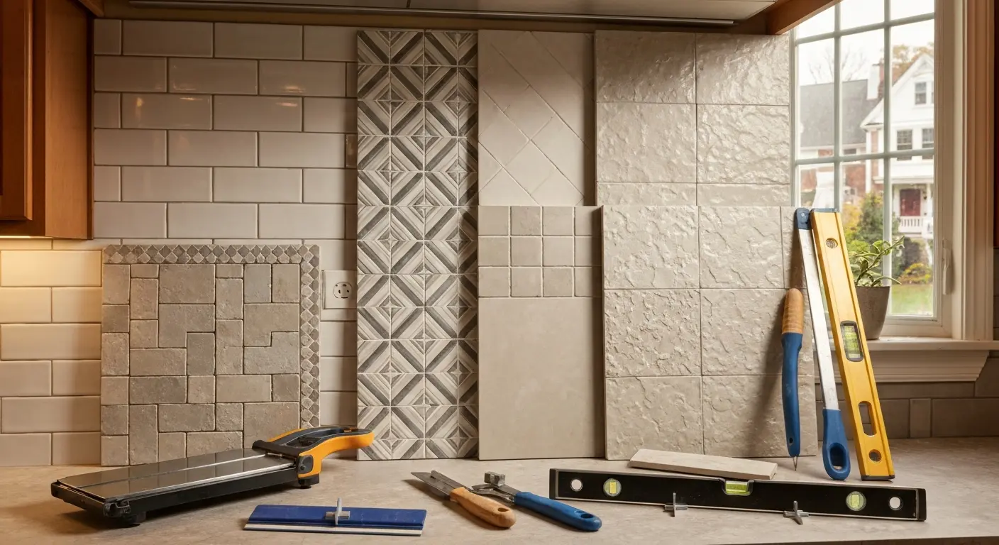 Kitchen backsplash tile options