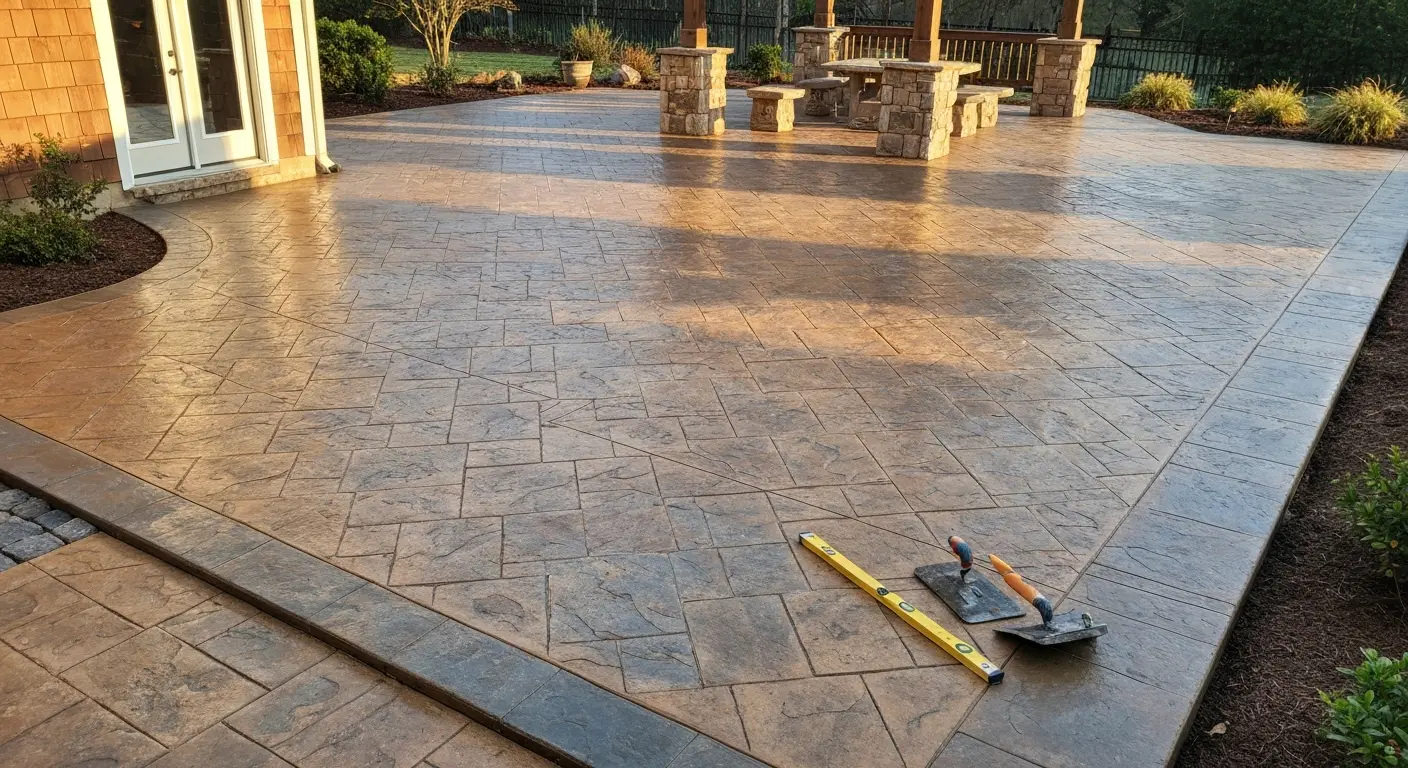 Decorative patio space