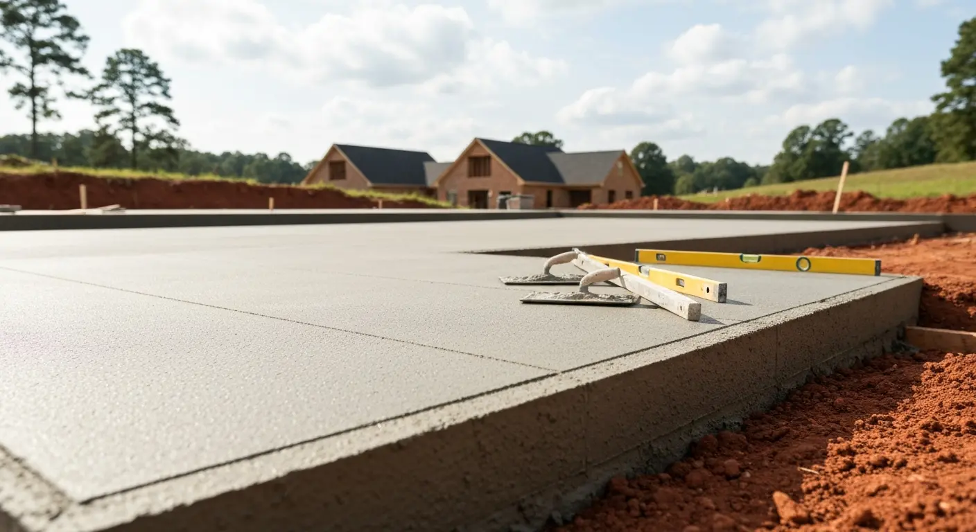 Concrete foundation work