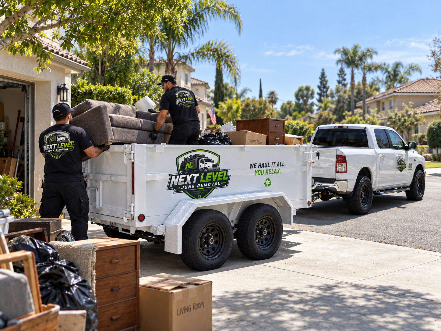 Residential junk removal