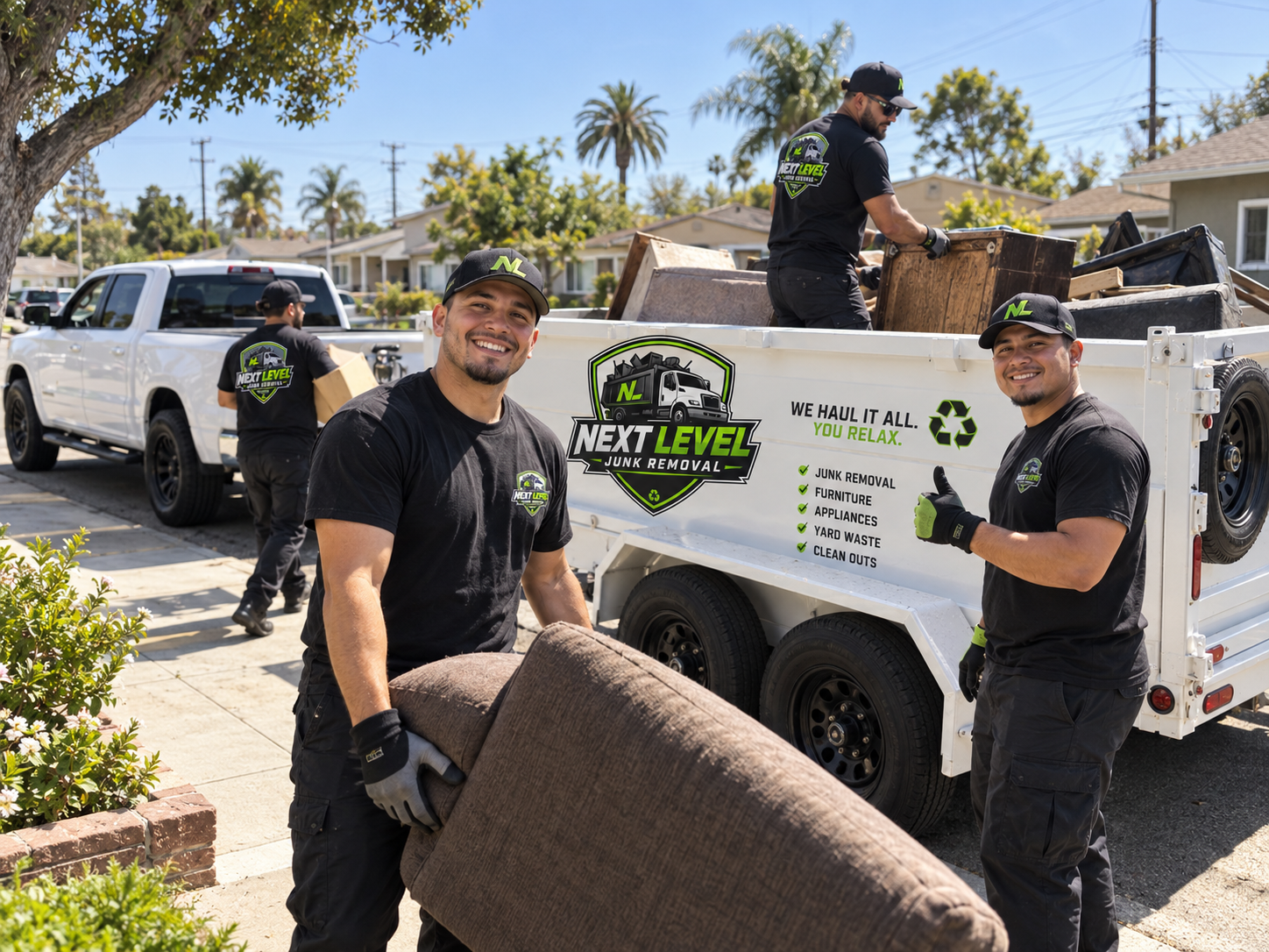 Next Level Junk Removal team
