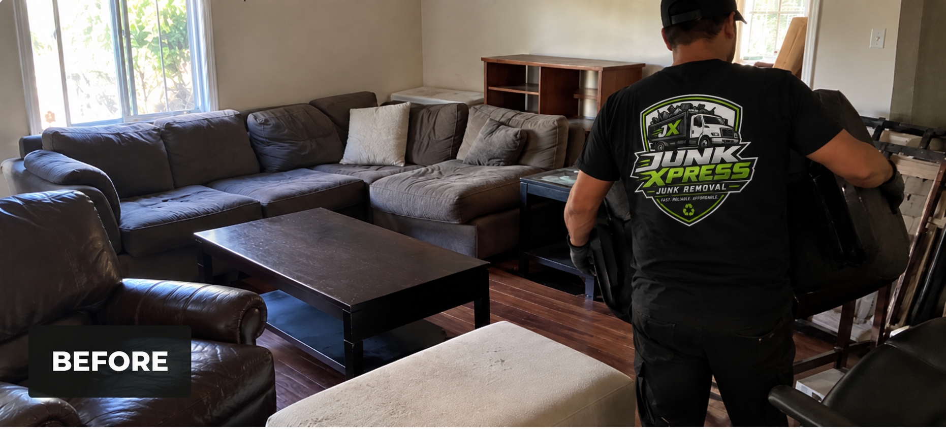 Furniture before removal