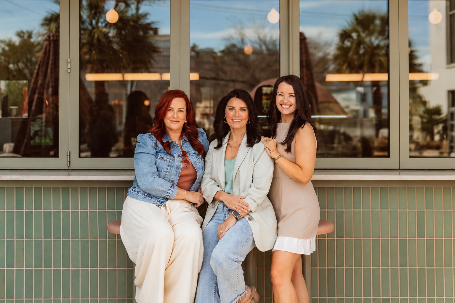 Haley Ebersole, Amy Nienstedt, and Lynnmarie Solon of Palmetto Elite Group