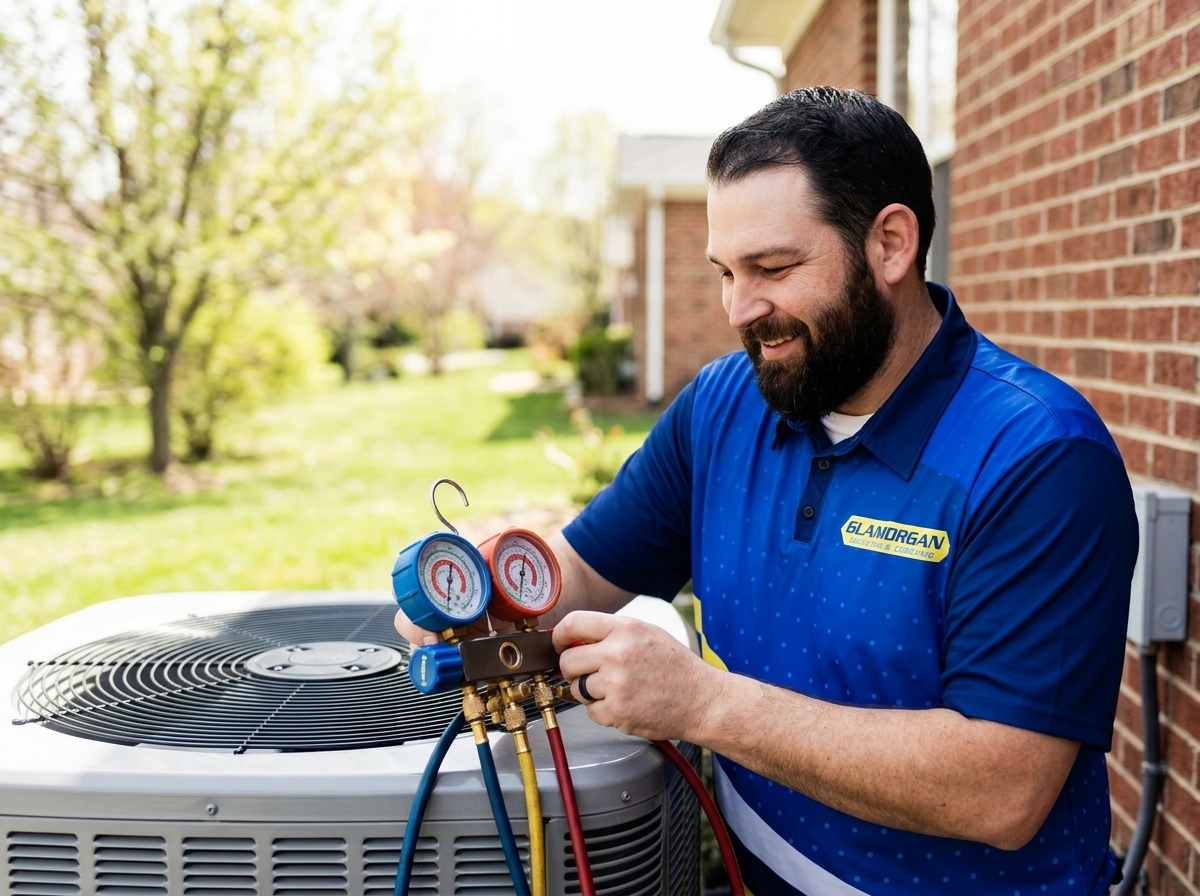 Outdoor air conditioner installation