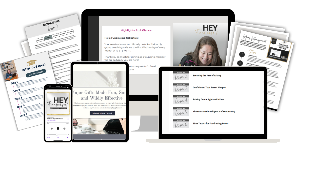 On-demand curriculum library shown across devices