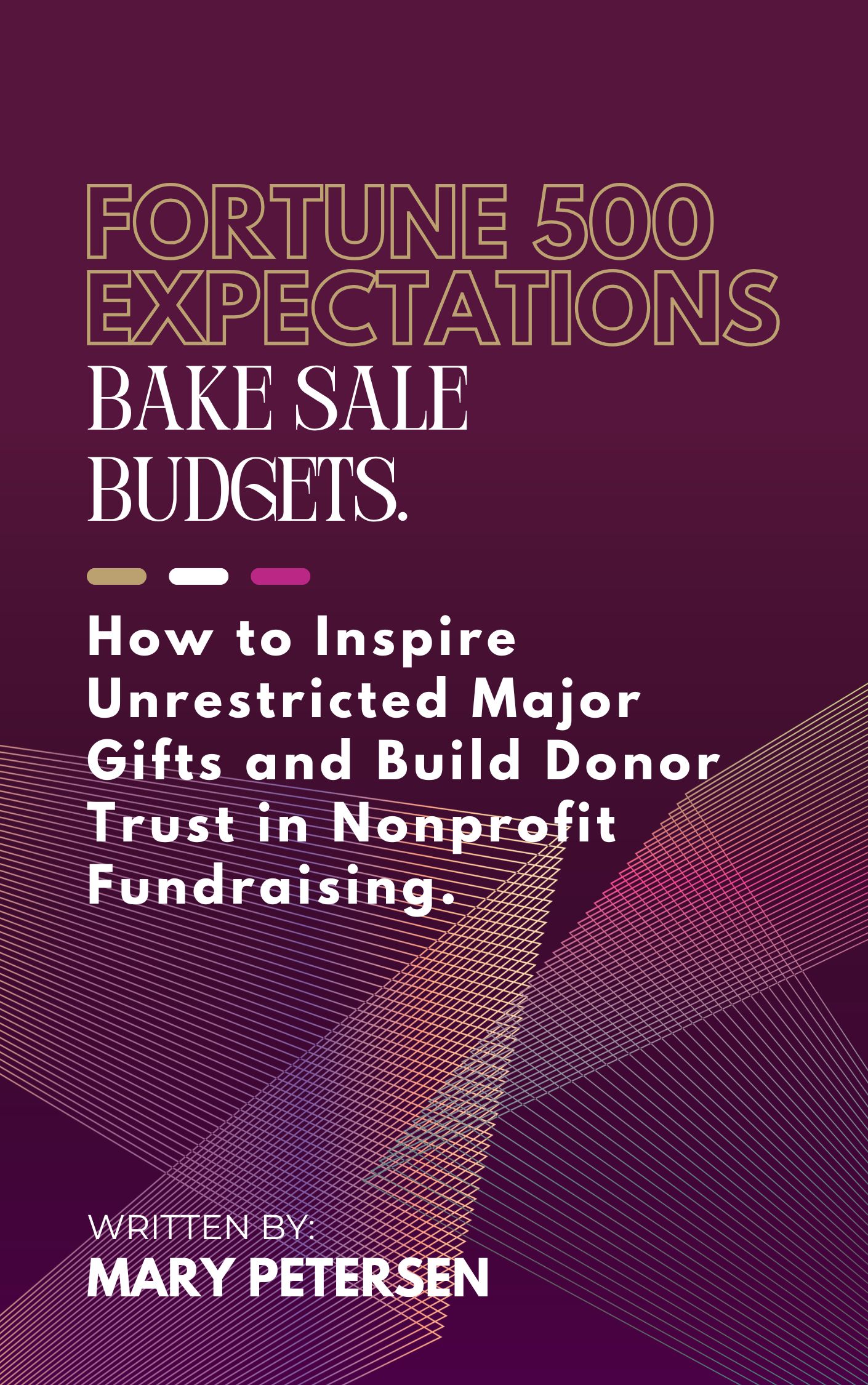 Fortune 500 Expectations. Bake Sale Budget. book cover