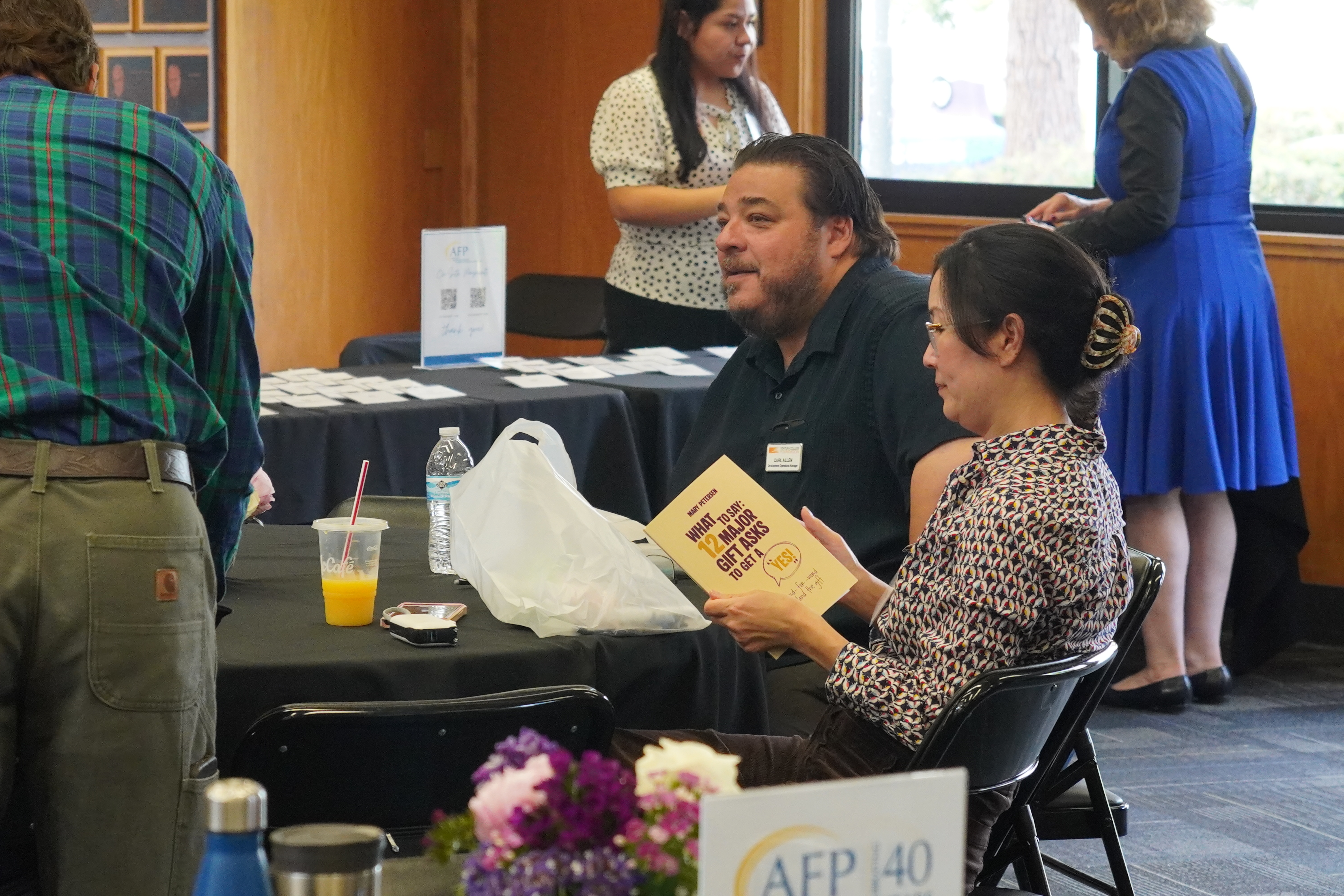 AFP attendees participating in major gift working session