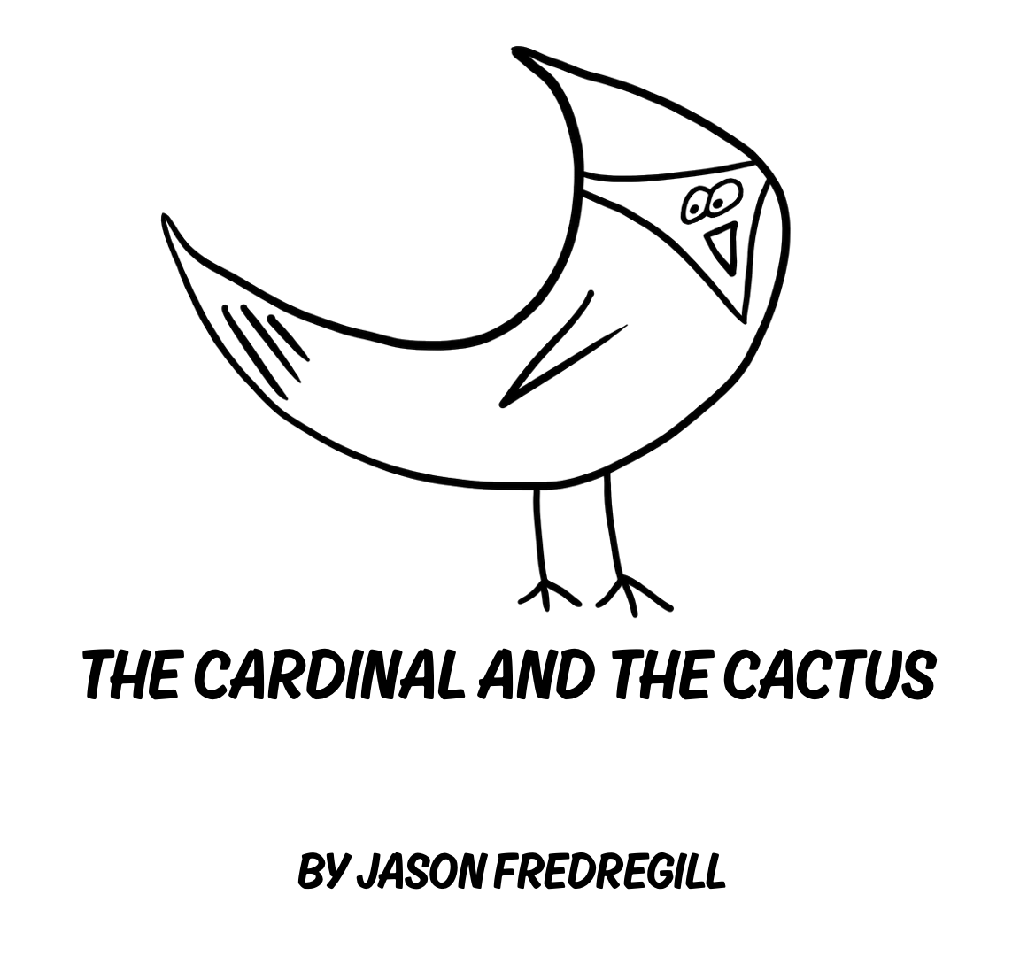 The Cardinal and the Cactus book cover by Jason Fredregill