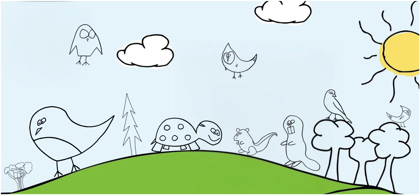 The Faith Critters characters from the children's poetry series by Jason Fredregill
