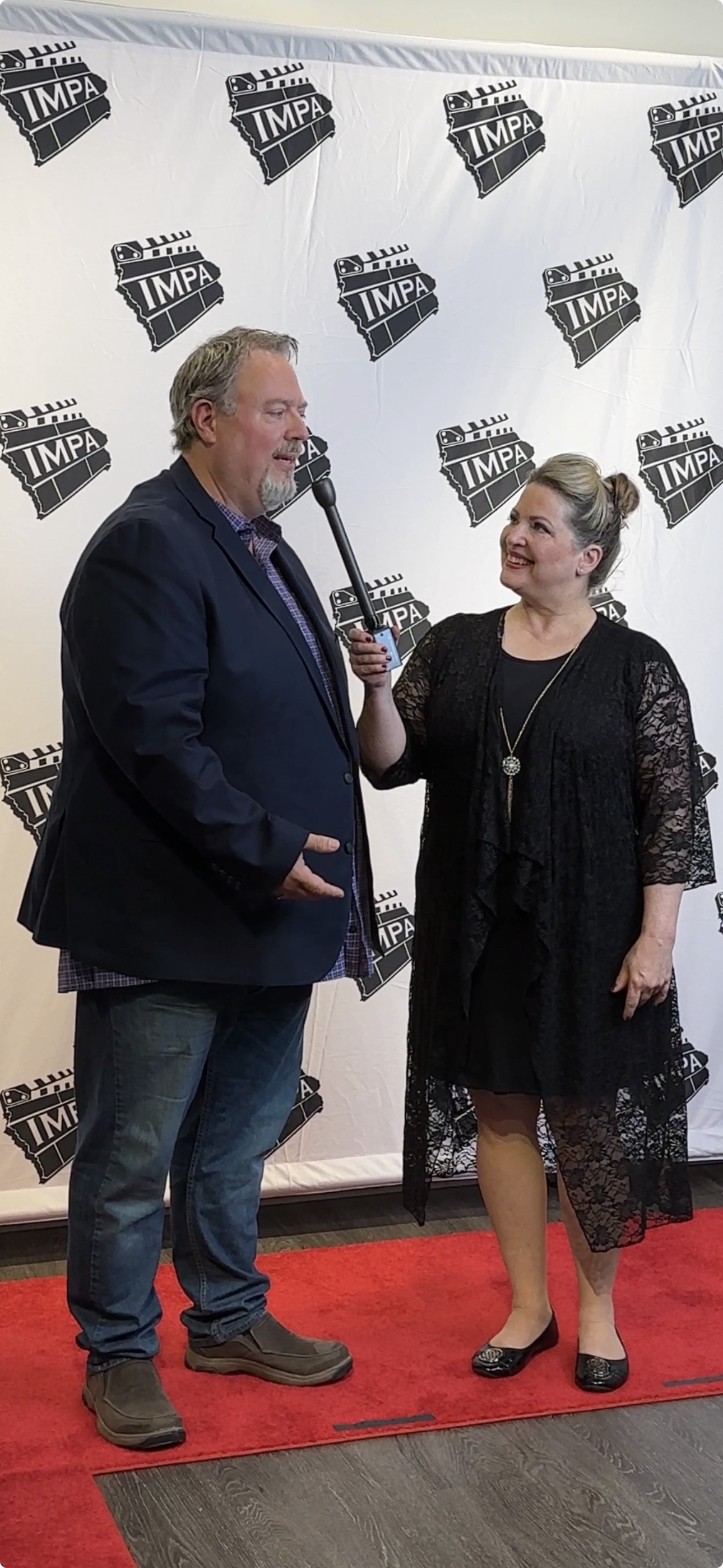 Jason Fredregill at the Iowa Motion Picture Association (IMPA) Awards