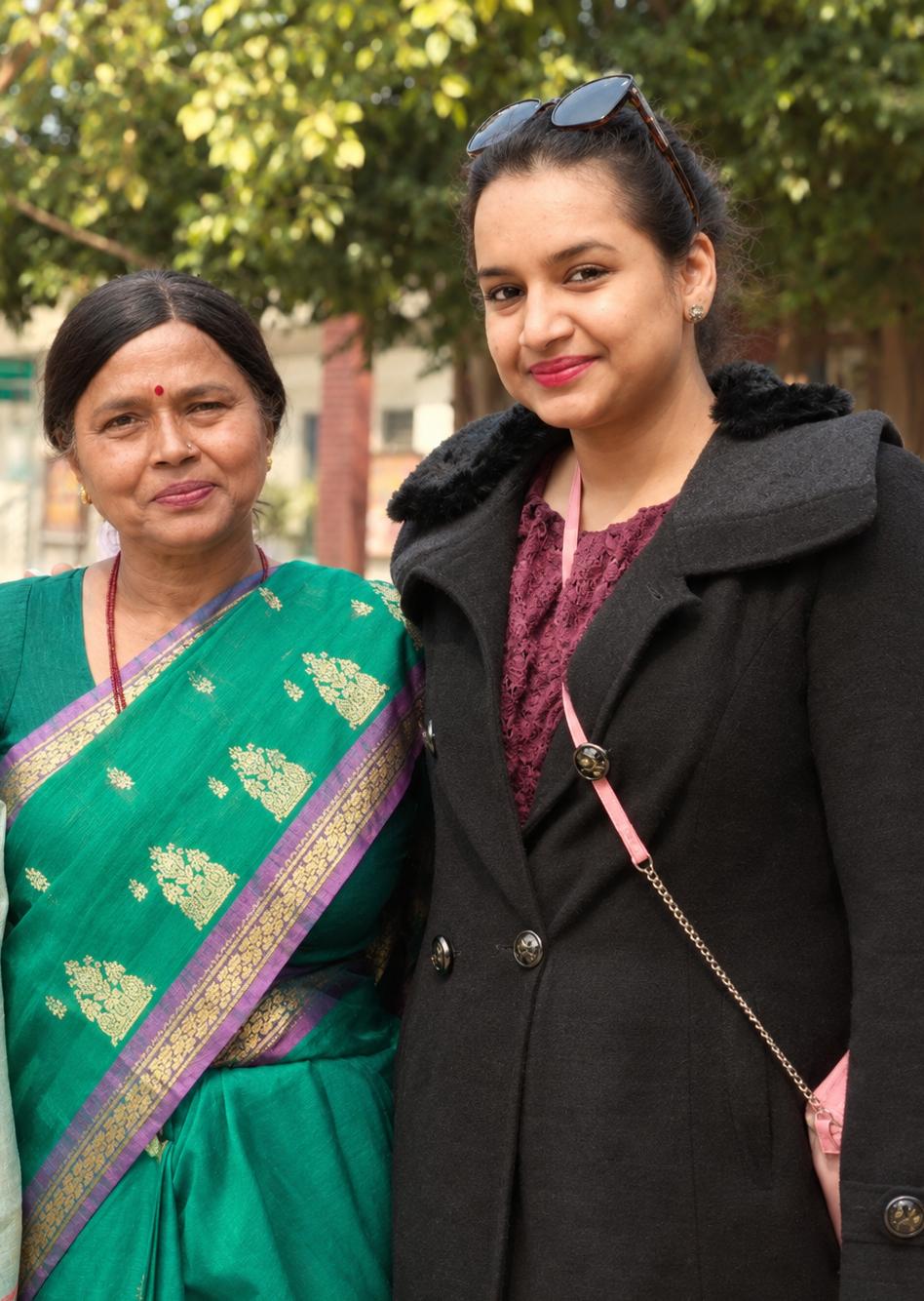 Neera Gupta and Preksha Gupta, mother and daughter