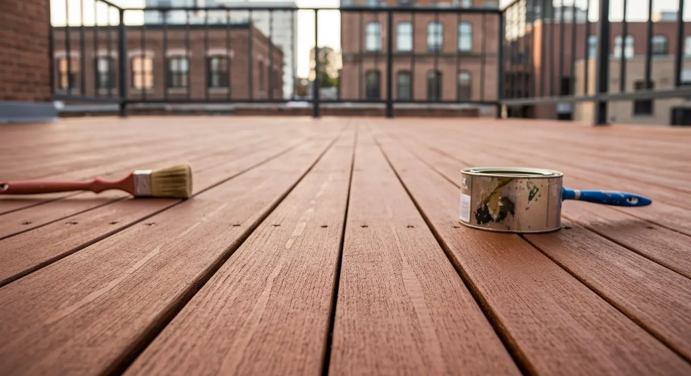 Deck staining service