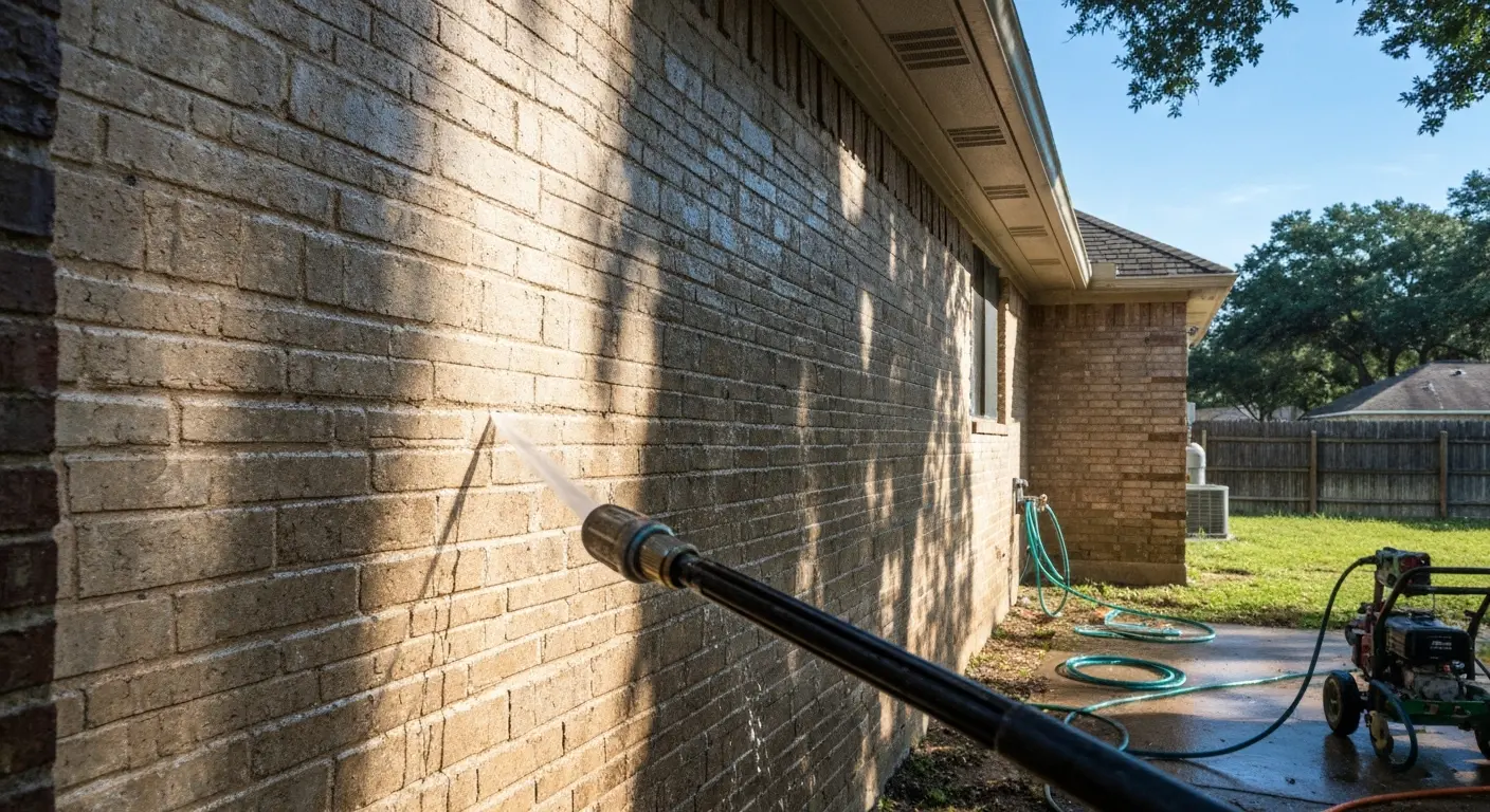Pressure washing