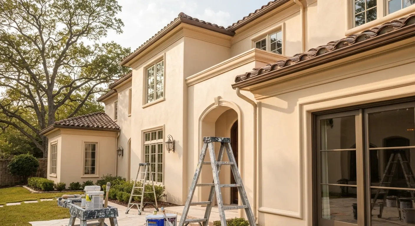 Exterior house painting near SMU