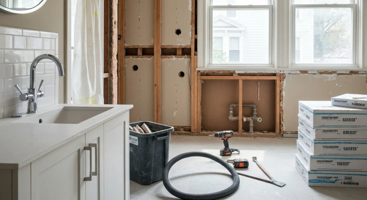 Interior demolition and prep