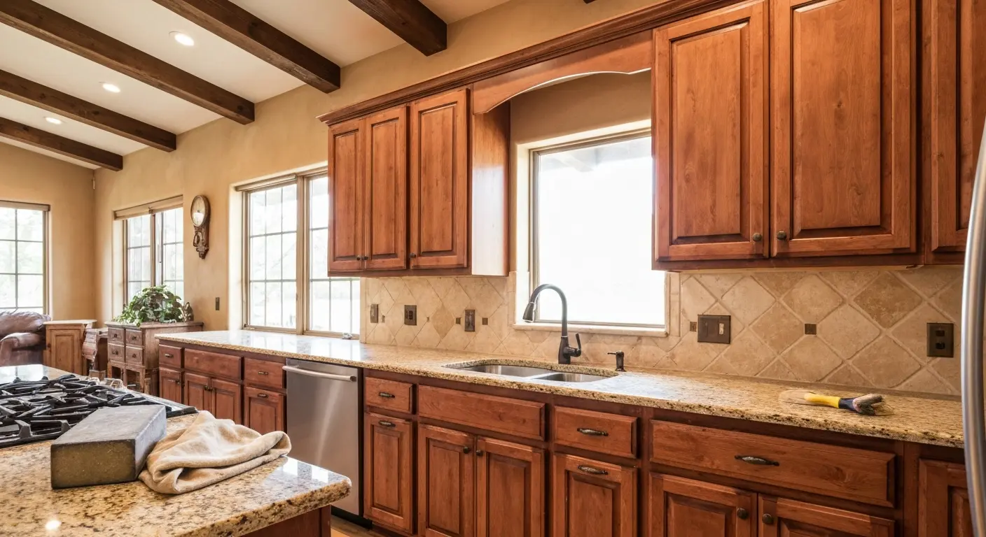 Cabinet refinishing project